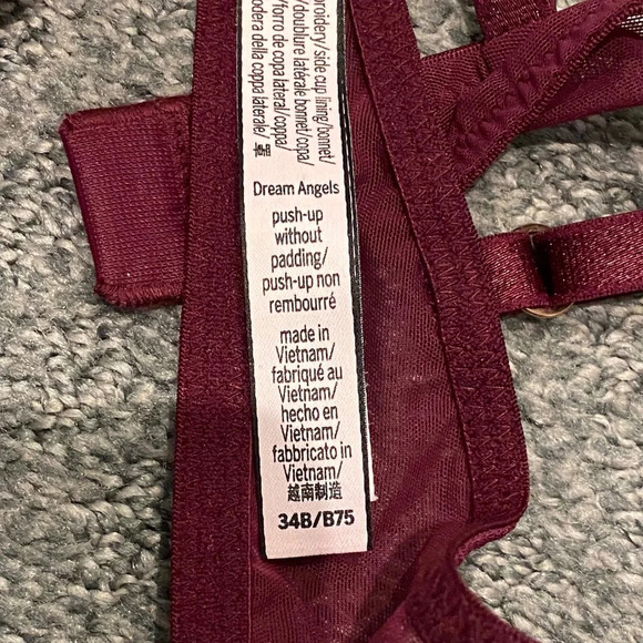 New!Victori's Secret Dream Angels Lightly-Lined Floral Embroidery Demi Bra 16151 - Picture 8 of 12